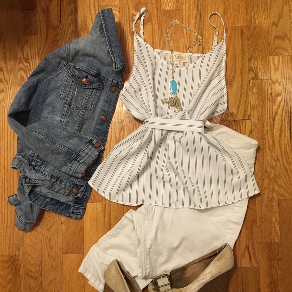 Cute and stylish belted top